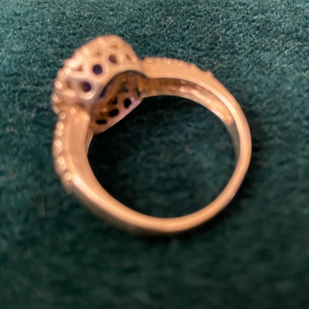 QVC Diamonique Sterling Silver Ring - Picture 15 of 16
